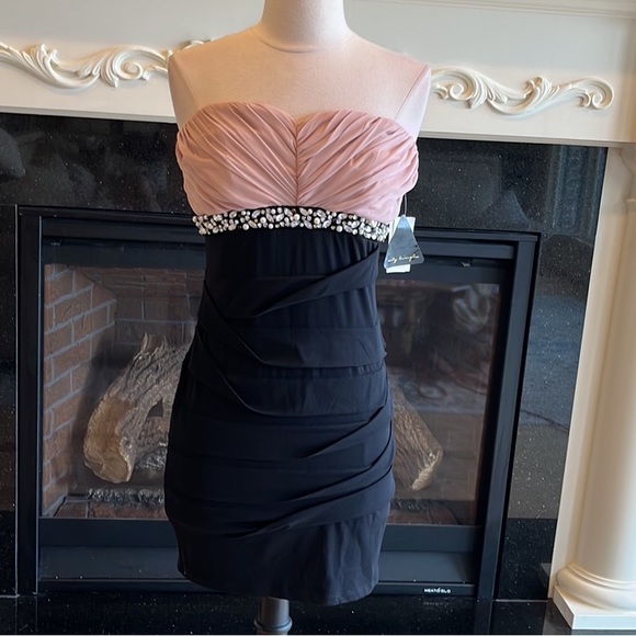 City Triangles Dress Party Semi Formal Formal Fitting New Womens Small Cocktail - Picture 3 of 16